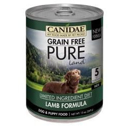 Canidae Grain Free - Pure Land Lamb Formula - 13 oz., Case of 12