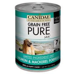 Canidae Grain Free - Pure Sea Salmon & Mackerel Formula - 13 oz., Case of 12
