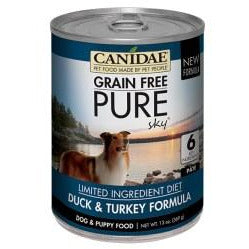 Canidae Grain Free - Pure Sky Duck & Turkey Formula - 13 oz., Case of 12