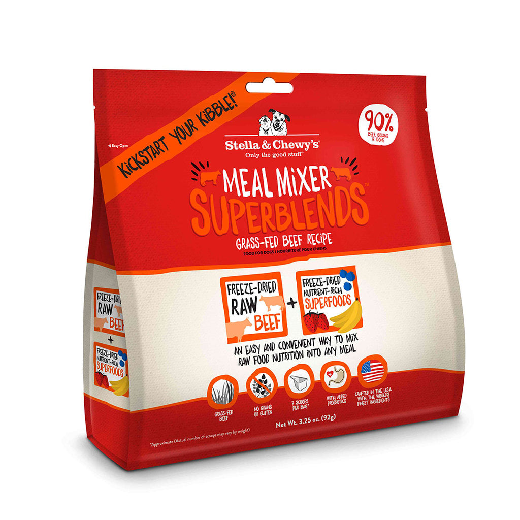 Stella and Chewy's Stella's Super Beef Blends Meal Mixer Freeze Dried Dog Food