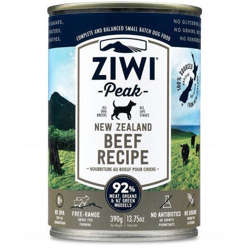 Ziwi Peak - Beef Recipe - Canned Dog Food - 13.75 Oz., Case of 12
