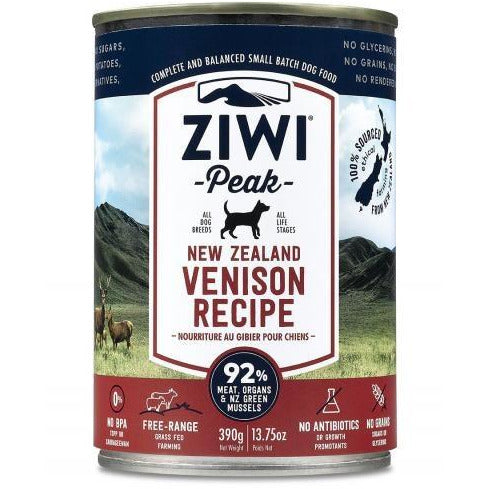 Ziwi Peak - Venison Recipe - Canned Dog Food - 13.75 Oz., Case of 12