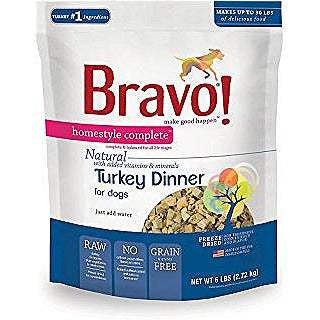 Bravo Homestyle Turkey Freeze Dried Dog Food