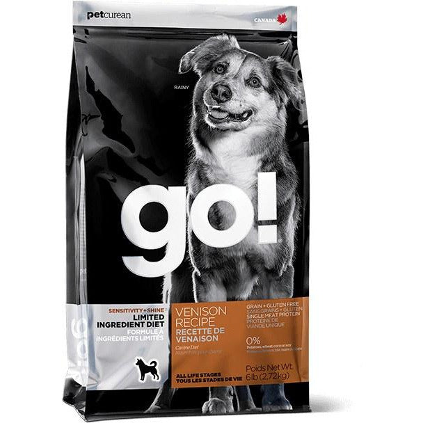 Go! Sensitivity + Shine - Limited Ingredient Venison Recipe - Dry Dog Food