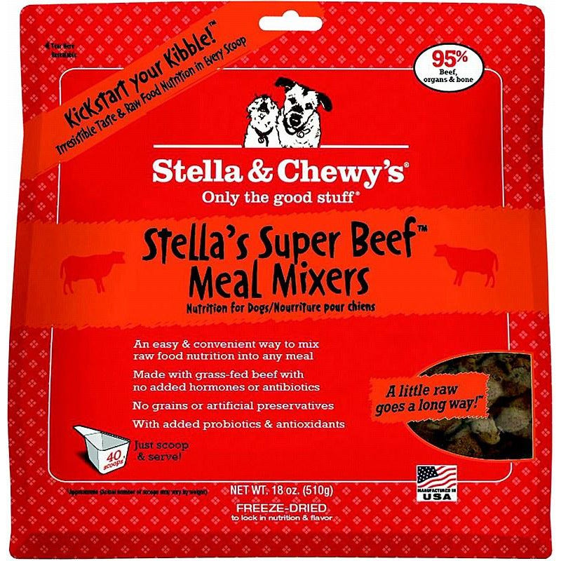 Stella and Chewy's Stella's Super Beef Meal Mixer Freeze Dried Dog Food