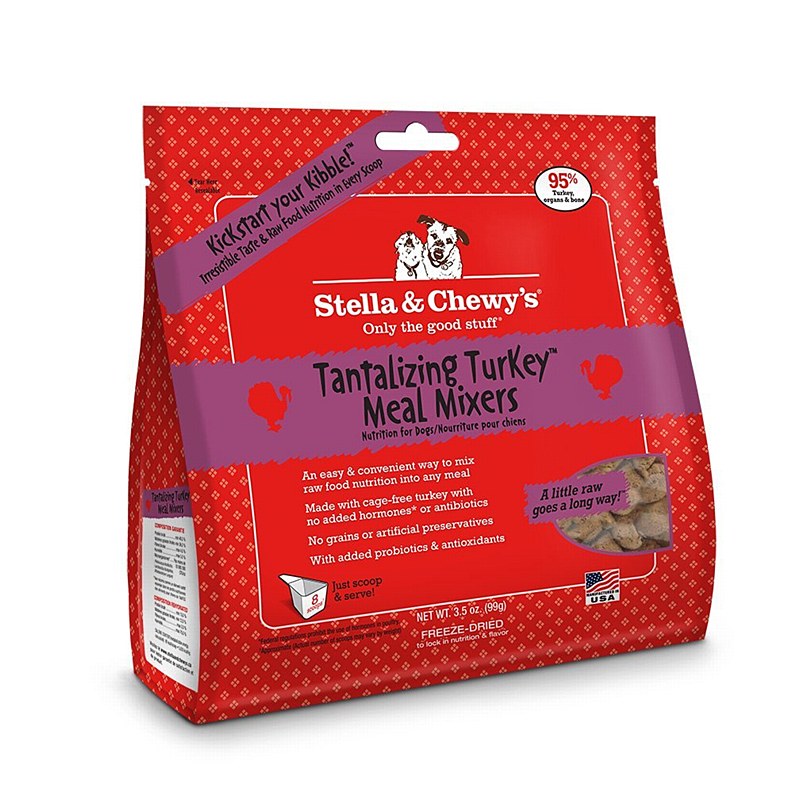 Stella and Chewy's Tantilizing Turkey Meal Mixer Freeze Dried Dog Food