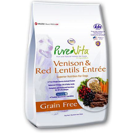 PureVita Grain Free Venison and Red Lentils Formula