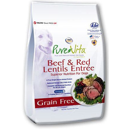 PureVita Grain Free Beef and Red Lentils Formula
