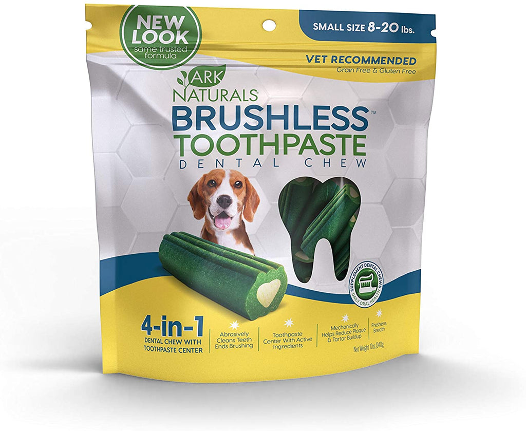 Ark Naturals Brushless Toothpaste Dental Chews - Small