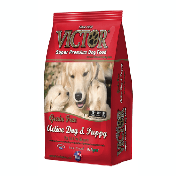 Victor Active Dog Puppy Formula Grain Free Dry Dog Food Woof