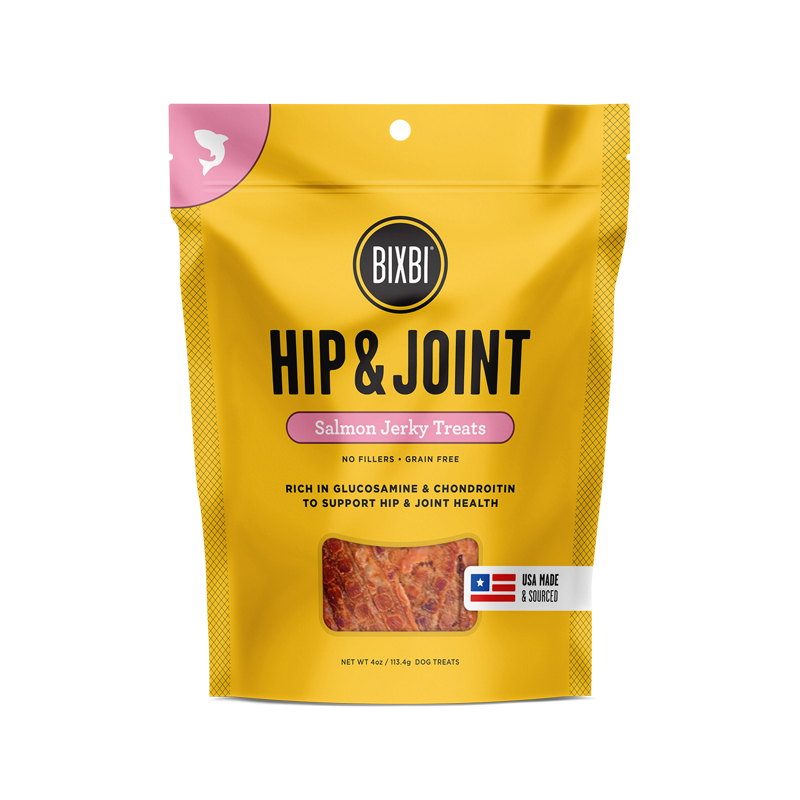 Bixbi Hip & Joint Jerky Treats 5 oz. - Salmon