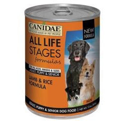Canidae Life Stages - Lamb & Rice Formula - Canned Dog Food - 13 oz., Case of 12