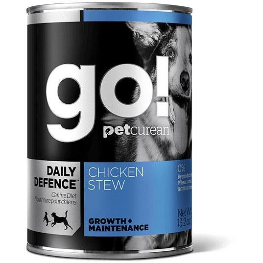 Go! Daily Defence - Chicken Stew - Canned Dog Food - 13.2 oz., Case of 12