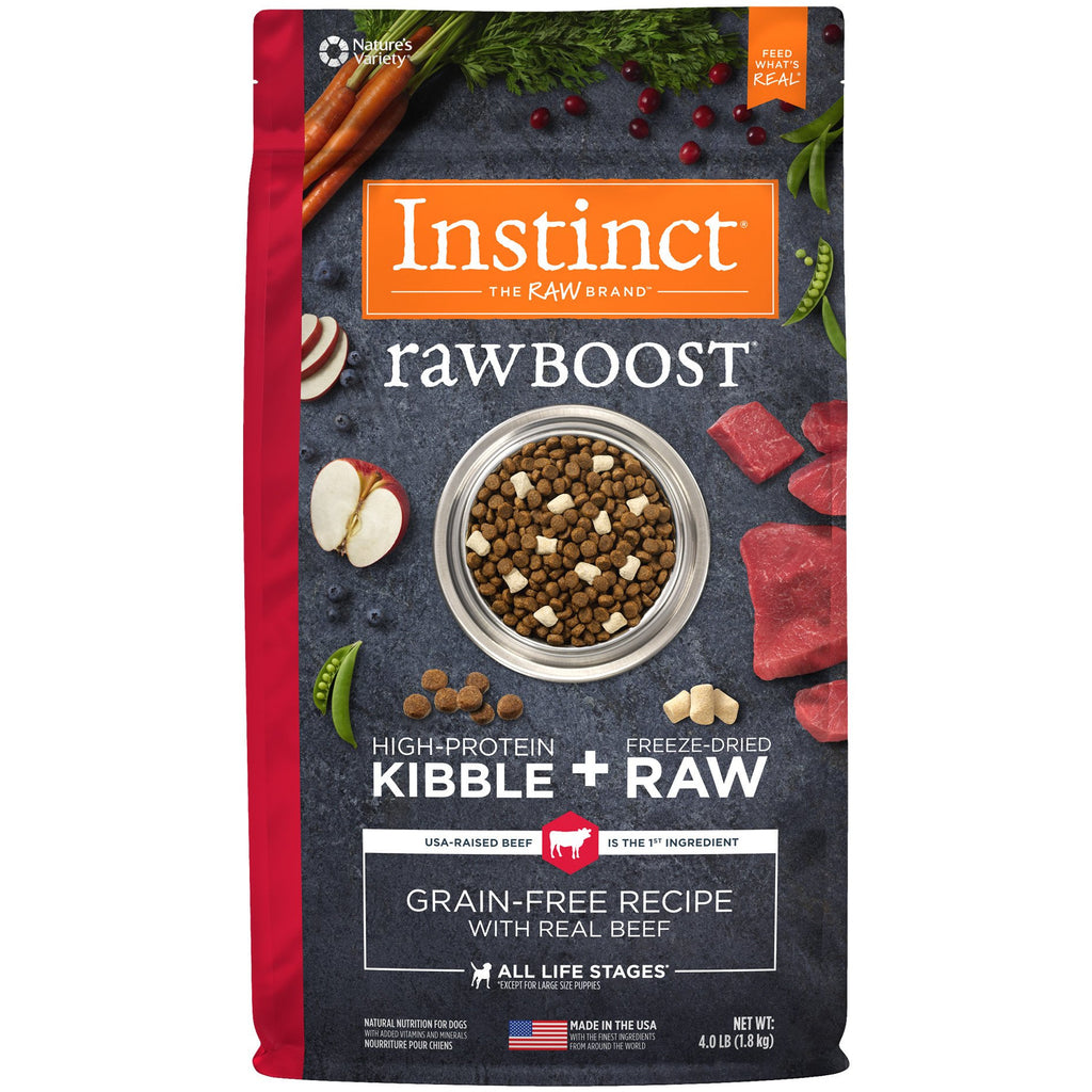 Nature's Variety Instinct® Raw Boost® Grain-Free Recipe with Real Beef