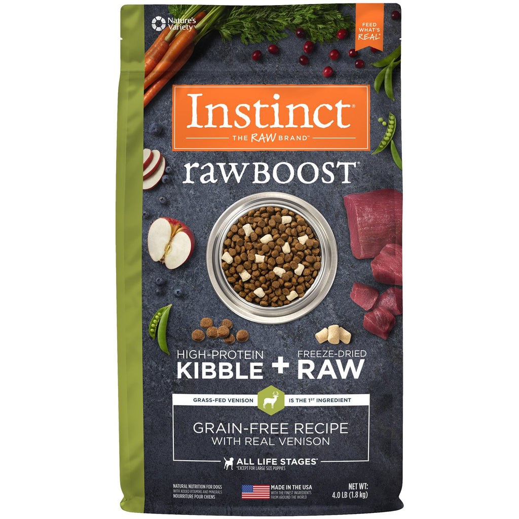 Nature's Variety Instinct® Raw Boost® Grain-Free Recipe with Real Venison