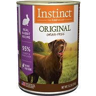 Instinct - Original Real Rabbit Recipe - Canned Dog Food - 13.2 oz., Case of 12