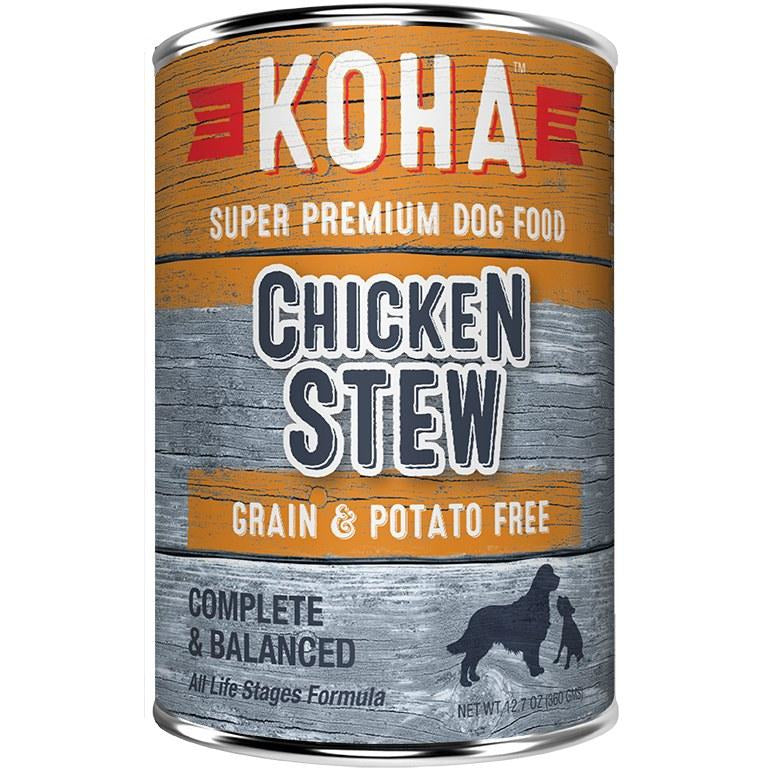 Koha - Chicken Stew - Canned Dog Food - 12.7 oz., Case of 12