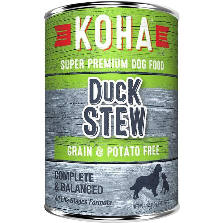 Koha - Duck Stew - Canned Dog Food - 12.7 oz., Case of 12