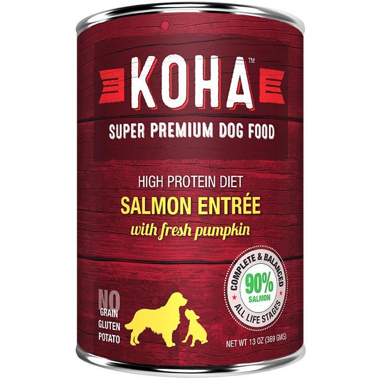 Koha - Limited Ingredient Salmon - Canned Dog Food - 12.7 oz., Case of 12