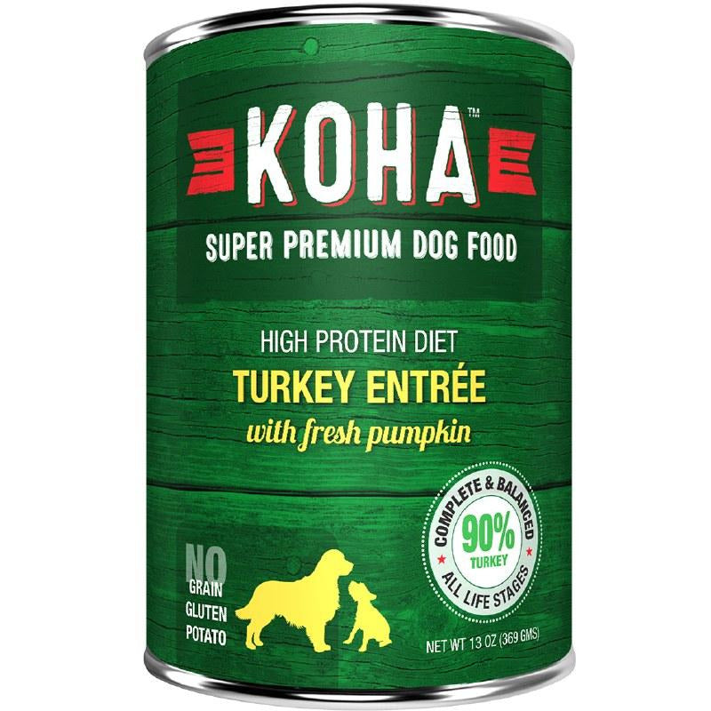 Koha - Limited Ingredient Turkey - Canned Dog Food - 12.7 oz., Case of 12