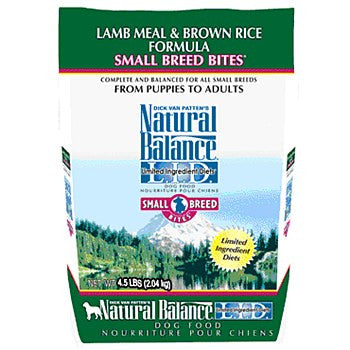 Natural balance lamb and rice hot sale small bites