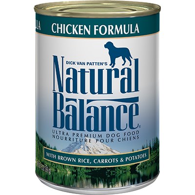 Natural Balance - Chicken Formula - Canned Dog Food - 6 oz. & 13 oz., Case of 12