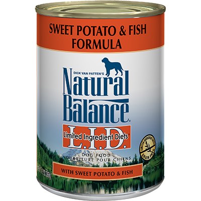 Natural Balance - Limited Ingredient Sweet Potato & Fish - Canned Dog Food - 6 oz. & 13 oz., Case of 12