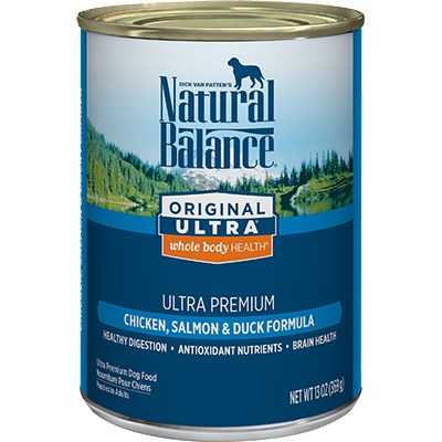 Natural Balance - Original Ultra Chicken, Salmon, & Duck - Canned Dog Food - 13 oz., Case of 12