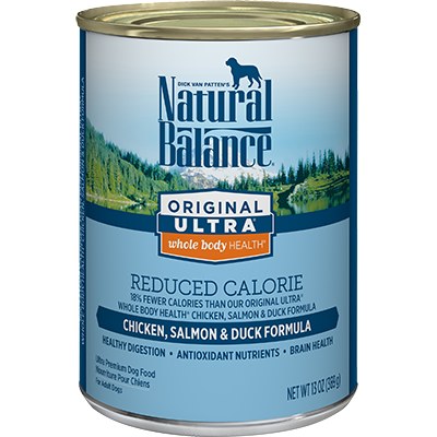 Natural Balance Original Ultra Reduced Calorie Canned Dog Food 13 oz. Case of 12