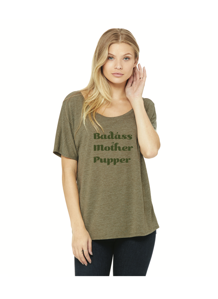 Badass Mother Pupper T-Shirt - Womens