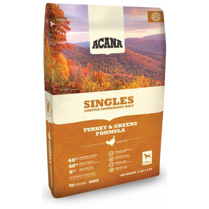 Acana Singles - Turkey And Pumpkin - Dry Dog Food