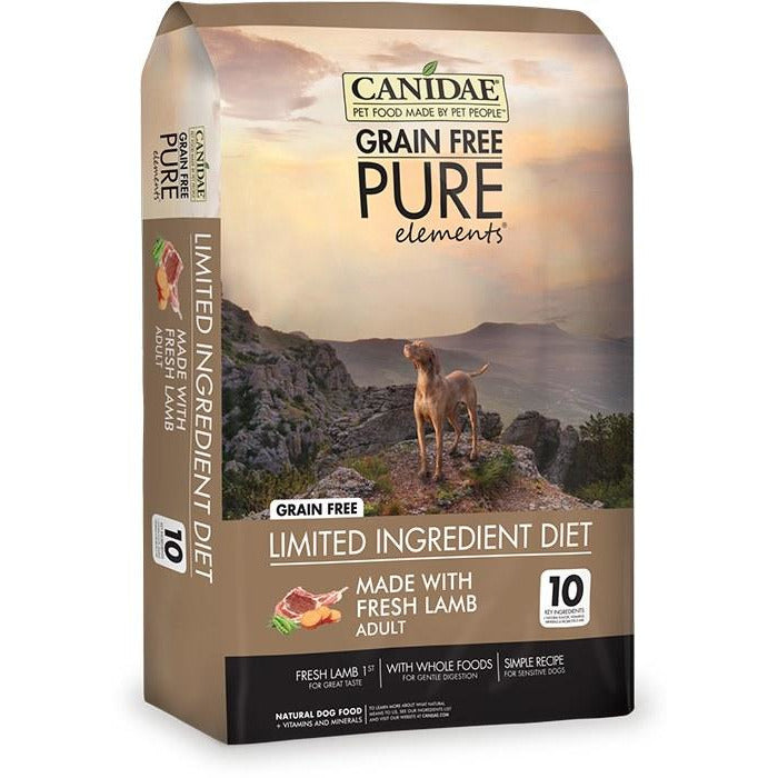 CANIDAE Grain-Free PURE Elements with Lamb Limited Ingredient Diet Adult Dry Dog Food