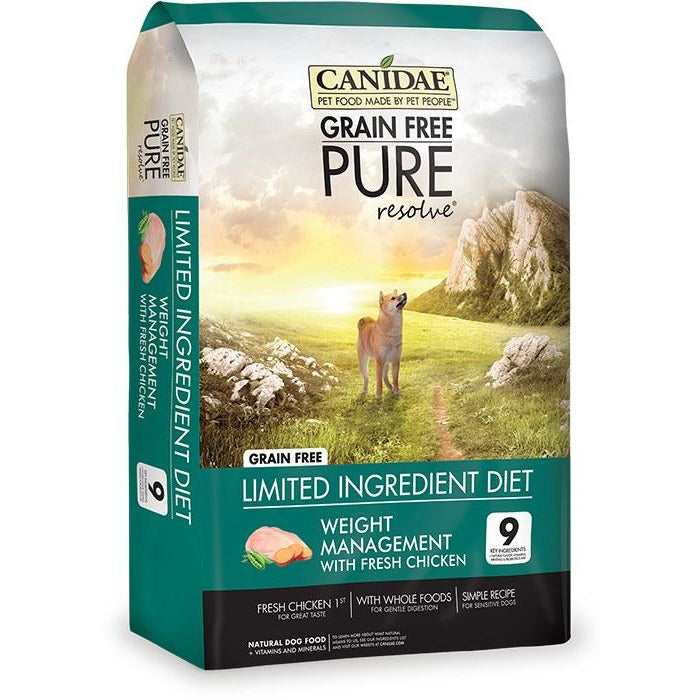 Canidae Grain Free - Pure Resolve Weight Management With Fresh Chicken - Dry Dog Food