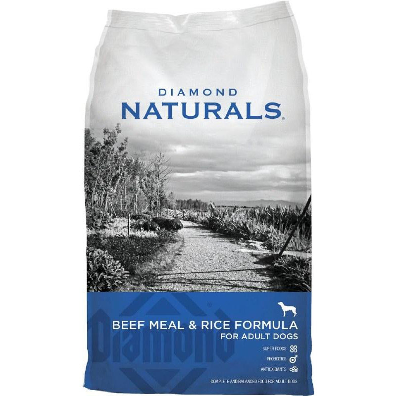 Diamond Naturals - Beef Meal & Rice - Dry Dog Food - 40 LB.