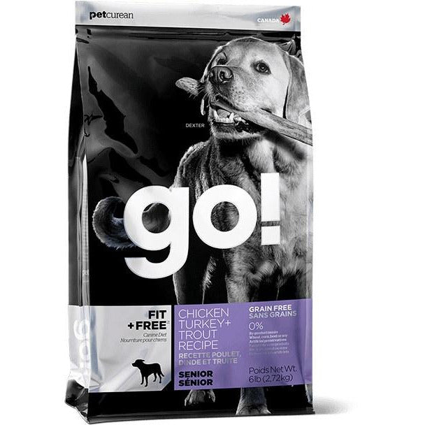Go! Fit + Free - Senior Chicken, Turkey And Trout Recipe - Dry Dog Food