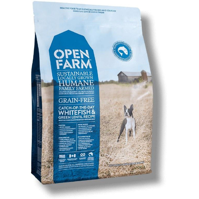 Open Farm - Whitefish & Green Lentil Recipe - Dry Dog Food