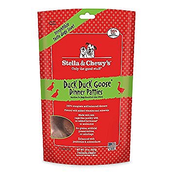 Stella and Chewy's Duck Duck Goose Dinner Patties Freeze Dried Dog Food