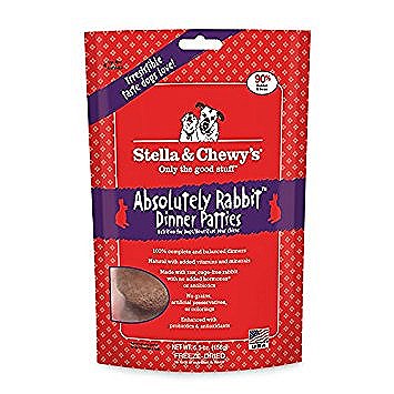 Stella and Chewy's Absolutely Rabbit Dinner Patties Freeze Dried Dog Food