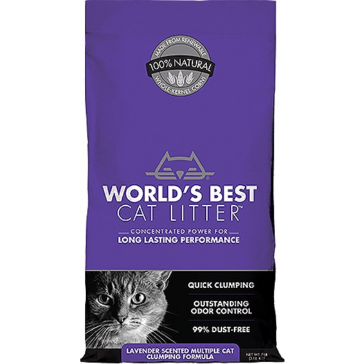 World's Nest Multiple Cat Lavender Scented Clumping Litter