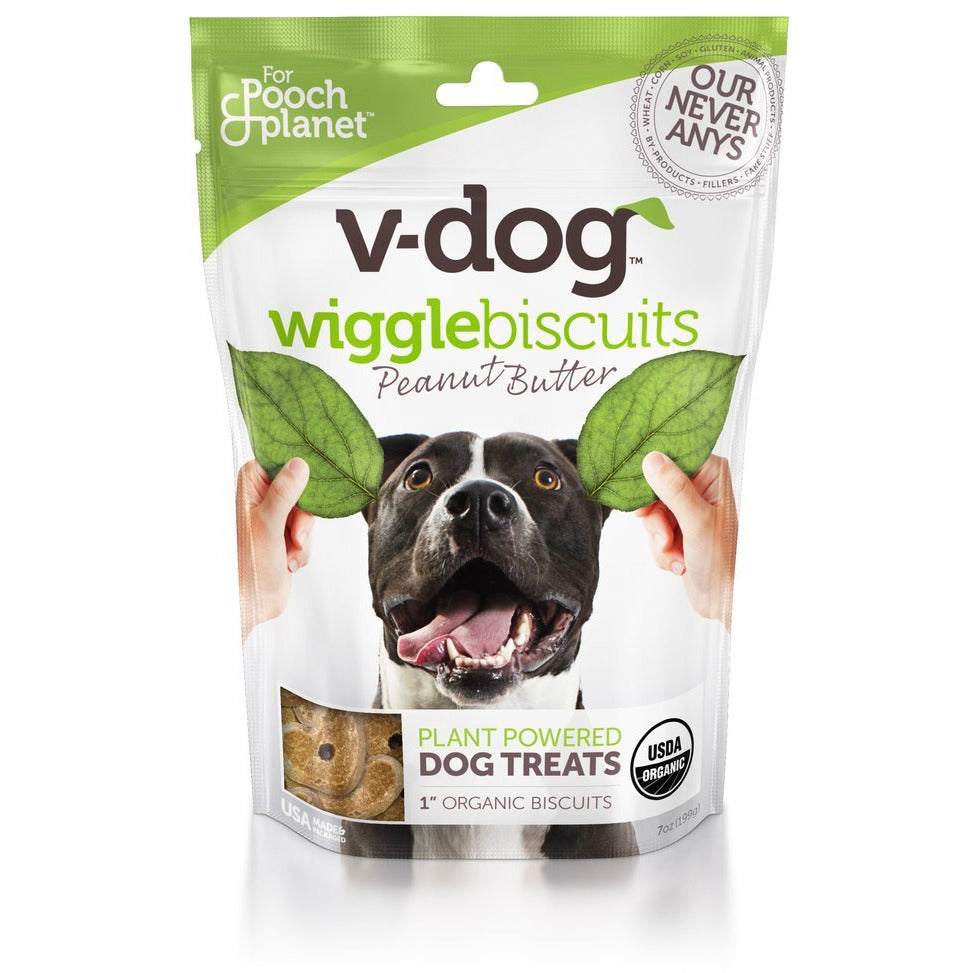 V-Dog Wiggle Biscuits - Peanut Butter